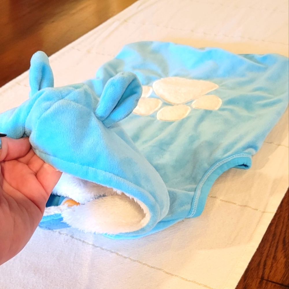 💙2x Host Pick💙 Velour Dog Hoodie with Ears L